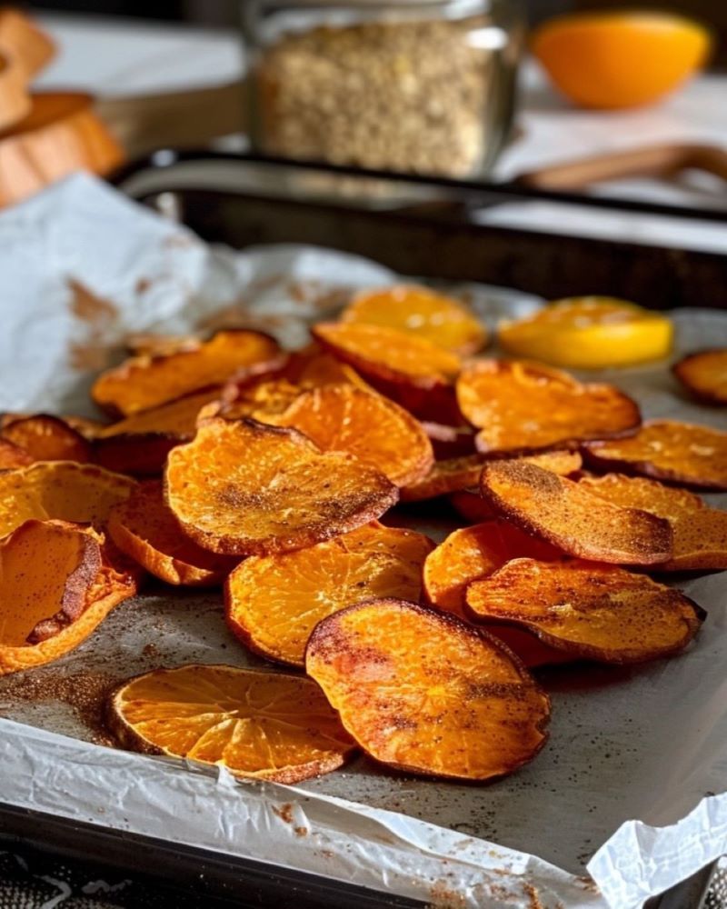 Slice and Bake Sweet Potato Dog Treats